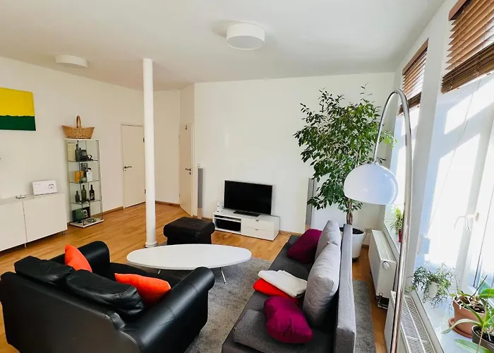 Grosses Und Helles Innenstadt Apartment - Ferienwohnung