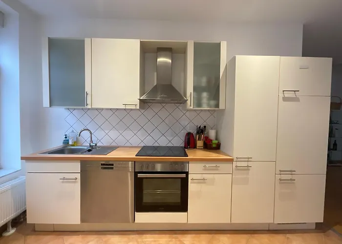 Grosses Und Helles Innenstadt Apartment - Ferienwohnung